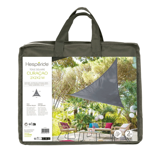 SUNSHADE CURACAO 2X2X2M GREY