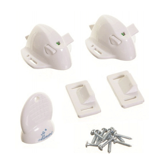 DREAMBABY®  ADHESIVE MAG LOCK® - 2 LOCKS & 1 KEY