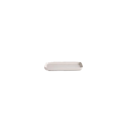 RECTANGULAR PLATE L32 WHITE