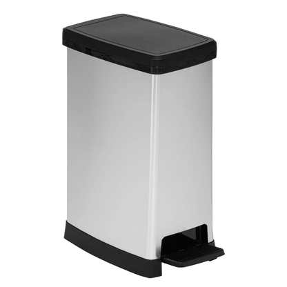 BIN PED PLAST 40L SLIM SOFT C