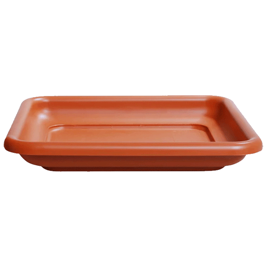 SAUCER MAXI 30X30X4,5CM PP TERRACOTTA