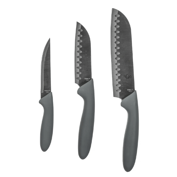 SET X3 KNIVES SANTOKU ESSTL