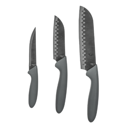 SET X3 KNIVES SANTOKU ESSTL