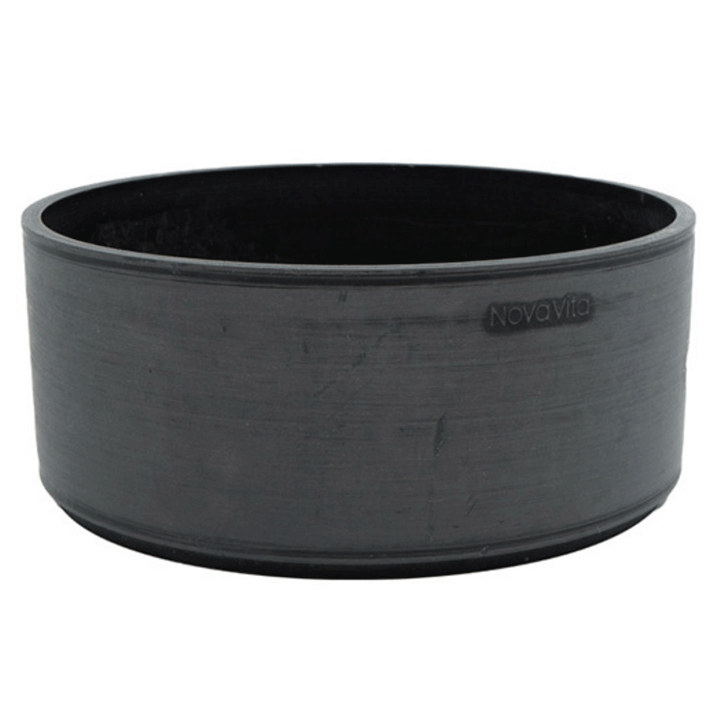 POT TAMBOURINE 13CMX6CM ANTHRACI