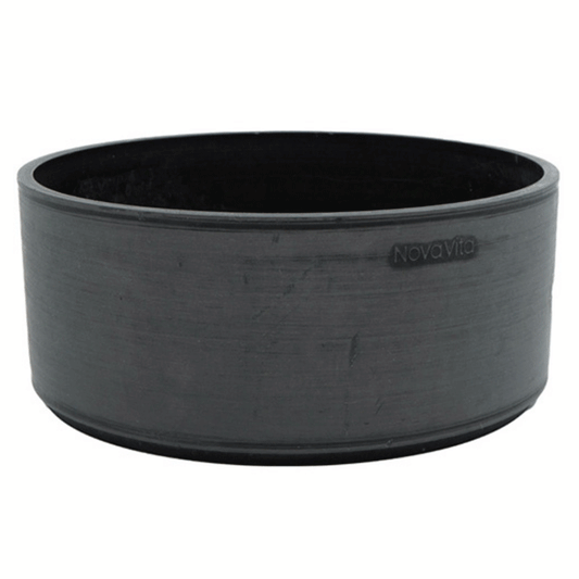 POT TAMBOURINE 13CMX6CM ANTHRACI