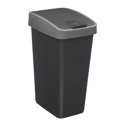 DUSTBIN 2OPENING PLAST 25L