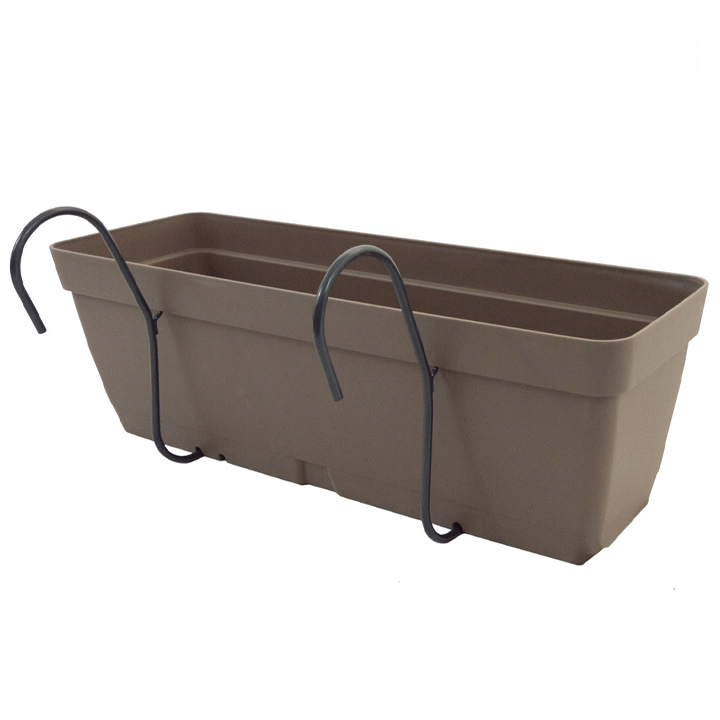 ΓΛΑΣΤΡΑ ΜΕ ΚΥΚΛΩΤΟ 50X17X16CM ΓΚΡΙ