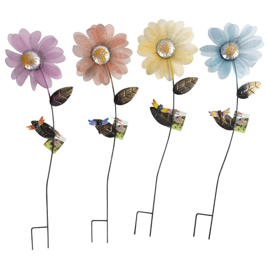 FLOWER STAKE 4ASS MT 25X2X90
