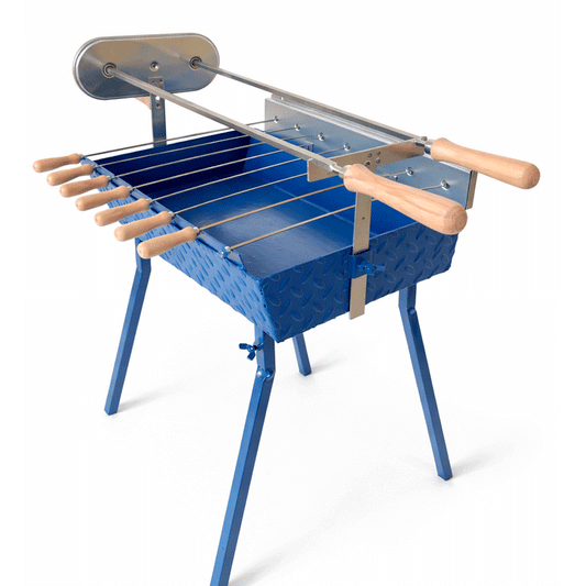 CHARCOAL GRILL 2X7 40CM BLUE