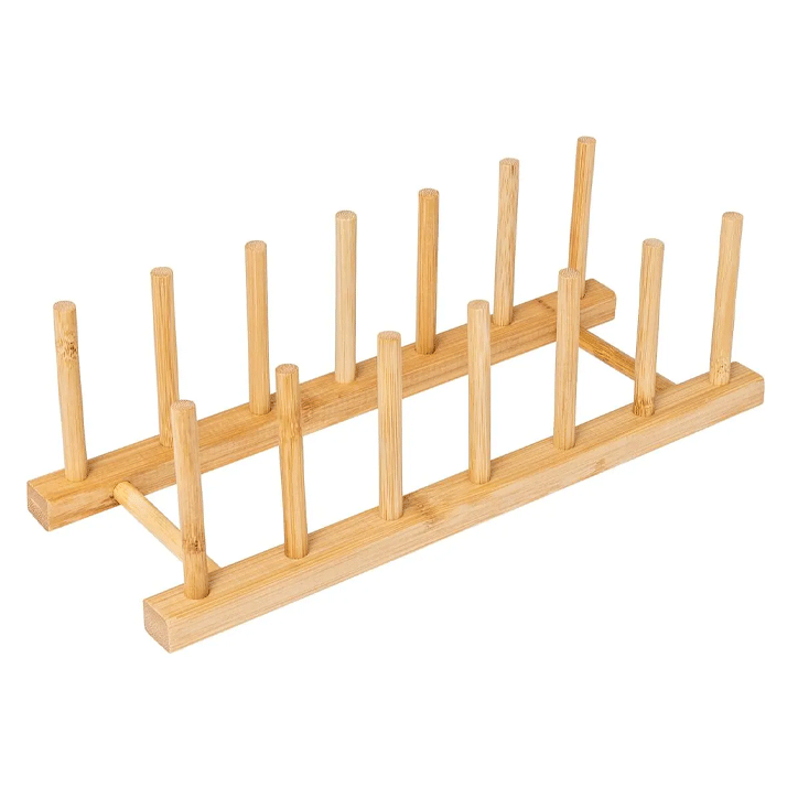 6 PLATES BAMBOO RACK