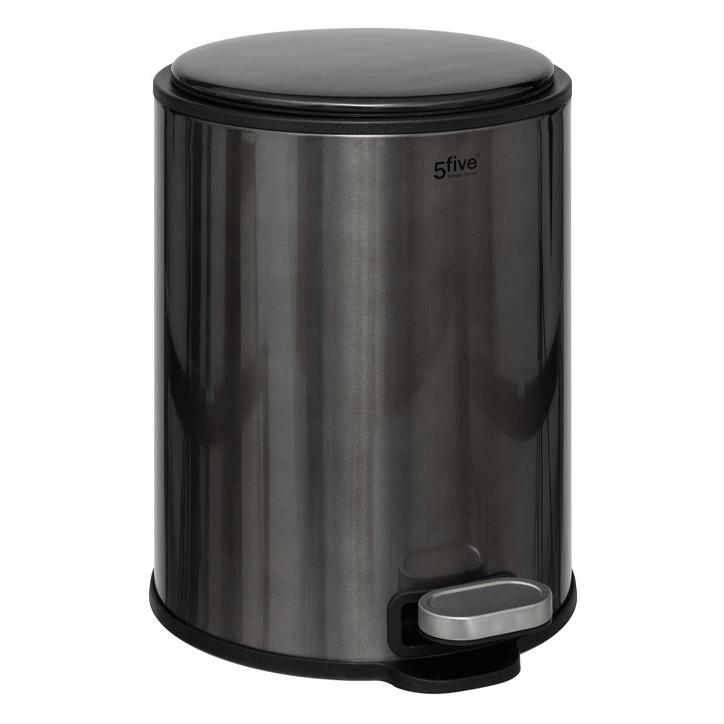 DUSTBIN MET 6L CARBONE DELTA