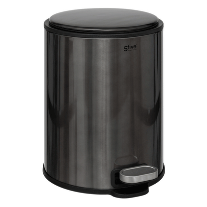 DUSTBIN MET 6L CARBONE DELTA