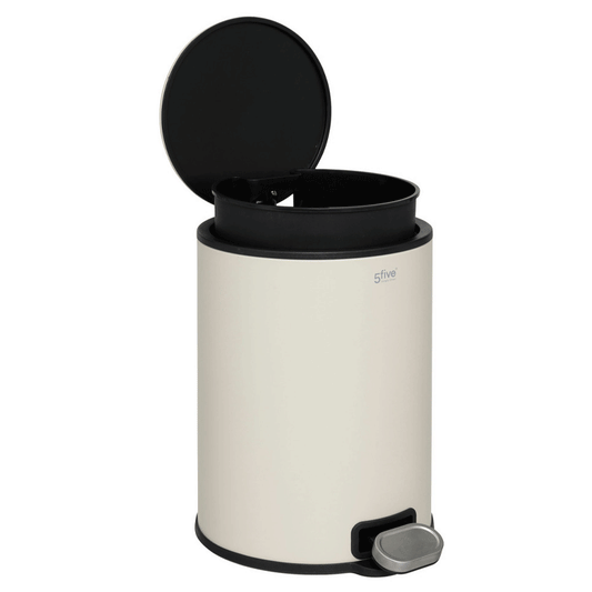 DUSTBIN MET 6L ARGILE DELTA