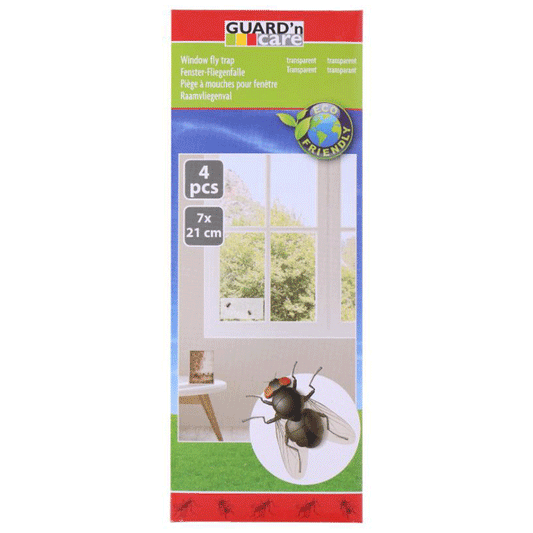 TRANSPARANT WINDOW FLY TRAP(4)