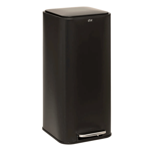 DUSTBIN SQUA 30L BLACK DELTA
