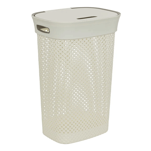 LAUNDRY HAMPER 60L LIN PURL