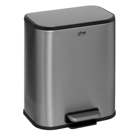 DUSTBIN MET 5L INOX MAT
