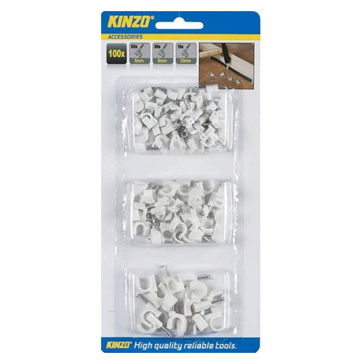 CABLE CLIPS 100PCS 120X20X240MM
