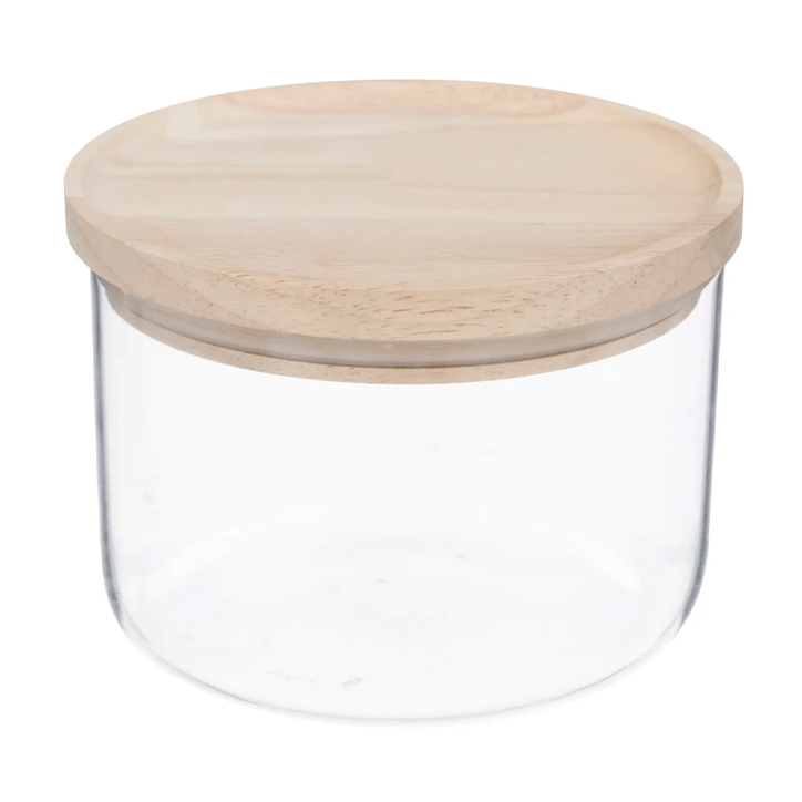 JAR L GLASS+WOOD 0,65L HERMET