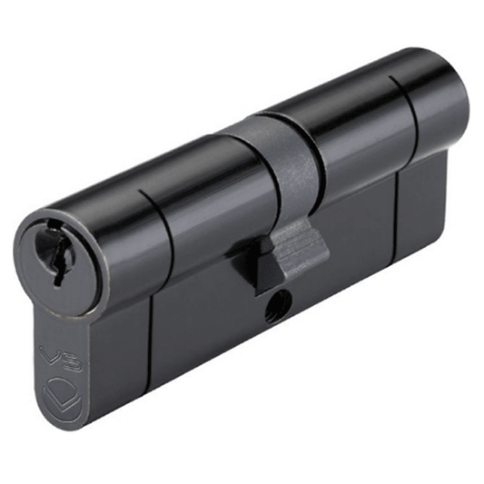YALE Y1500 SECURITY CYLINDER LOCK 32-45 KD BLACK