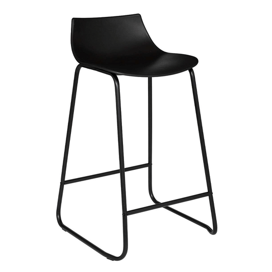OTAC BAR STOOL BLACK METAL  47X48.5X82.5CM