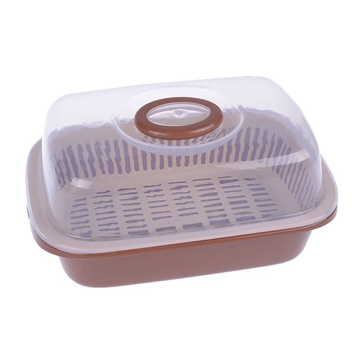COLANDER PLASTIC WITH STORAGE BASKET&COVER LARGE