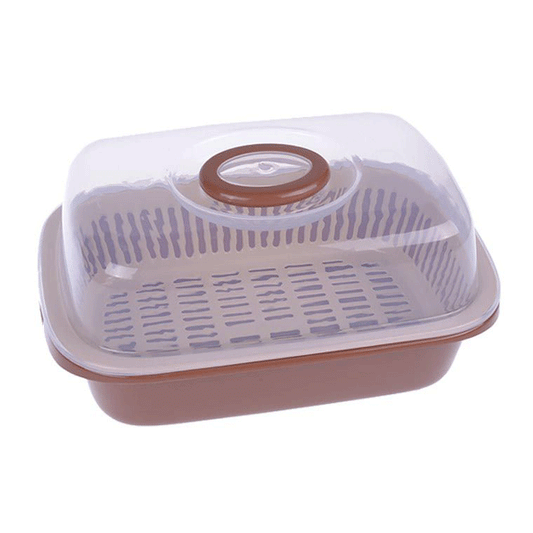 COLANDER PLASTIC WITH STORAGE BASKET&COVER LARGE