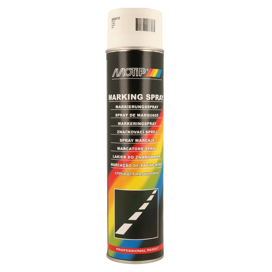 MOTIP MARKING PAINT SPRAY WHITE 600ML