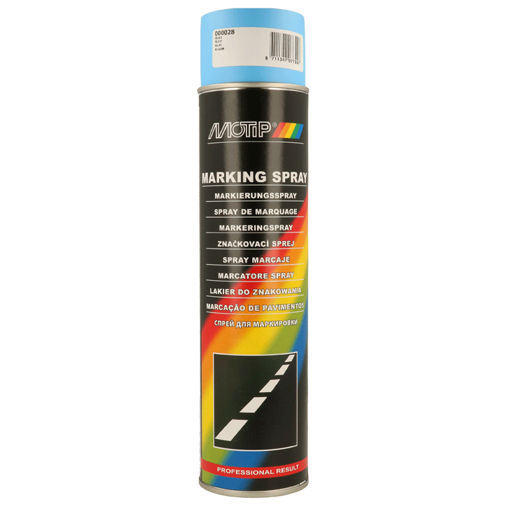 MOTIP MARKING PAINT SPRAY BLUE 600ML