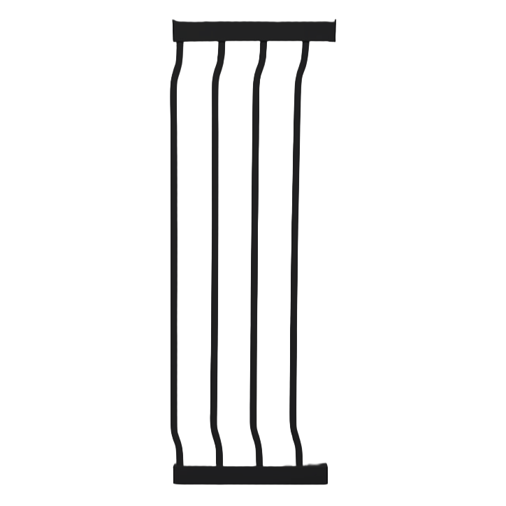DREAMBABY®  LIBERTY TALL 36CM WIDE GATE EXTENSION BLACK