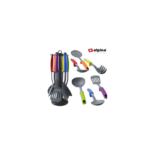 KITCHEN UTENSILS & STAND 7PCS