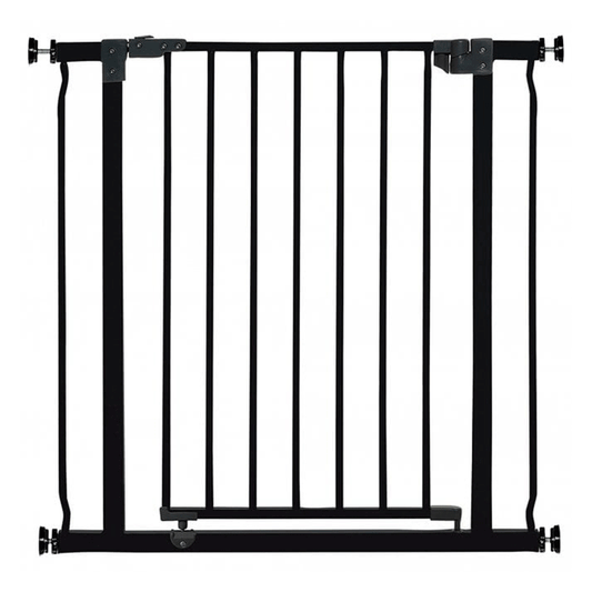 DREAMBABY® LIBERTY BABY SECURITY GATE BLACK 75-81CM H76CM