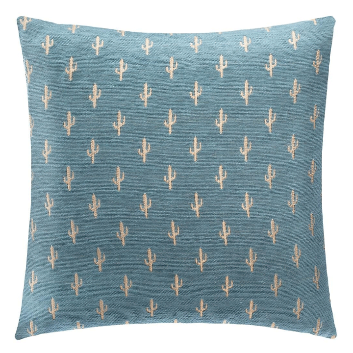 CUSHION COVER CACTUS BLUE 40X40