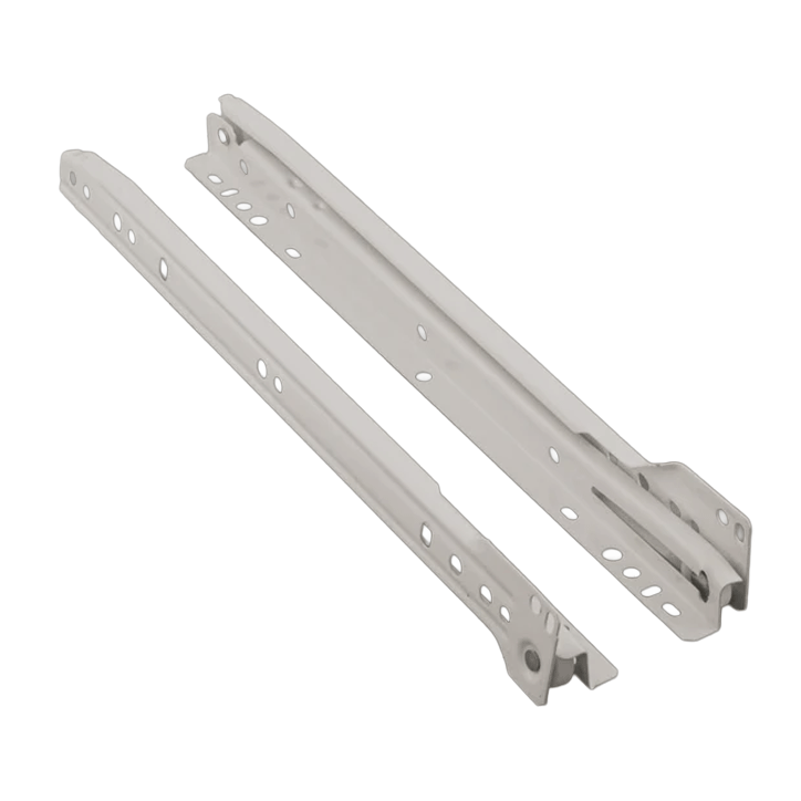 DRAWER SLIDES WHITE 35CM
