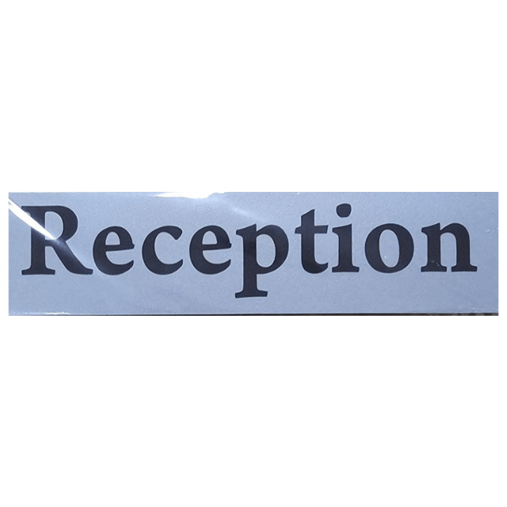 SIGN "RECEPTION" 20X5CM [AL6011]