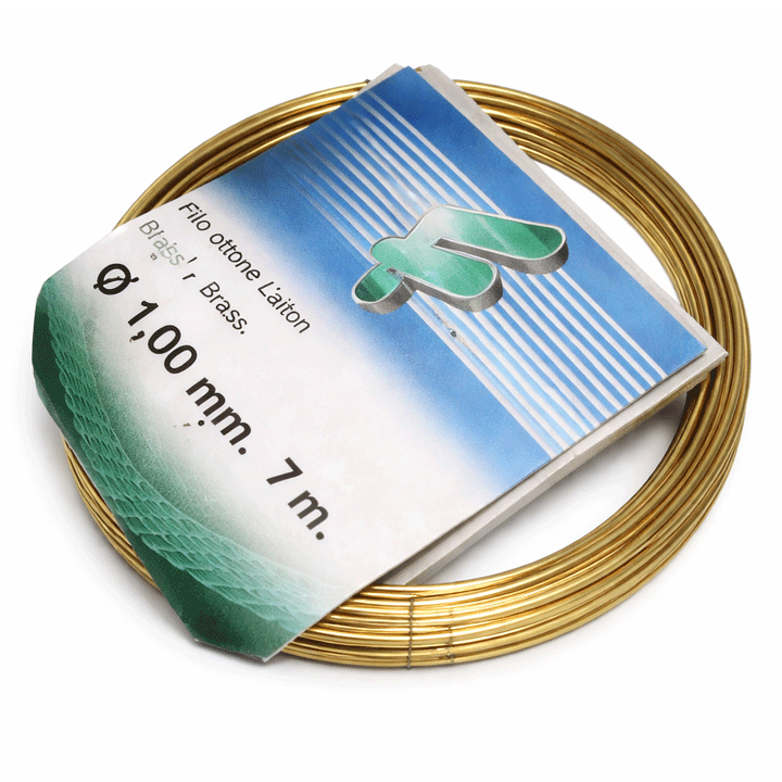 WIRE HOB BRASS 1MMX7M