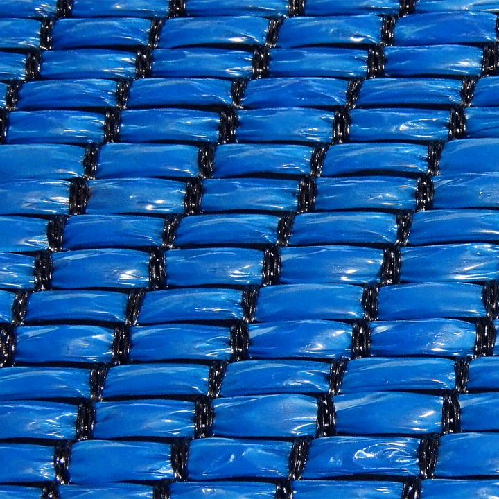 NET MESH BLACK/BLUE 95% 150 CM