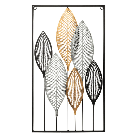 LEAVES METAL WALL DECO 37X65