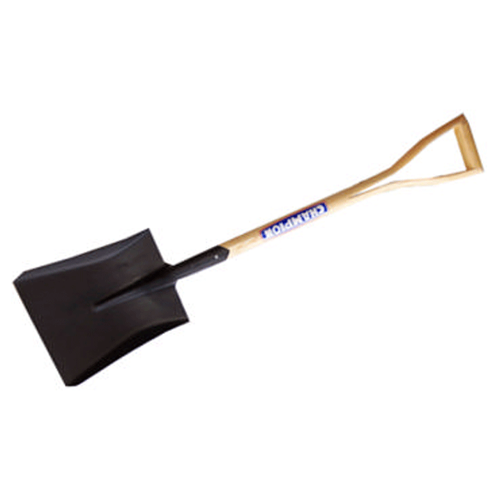 SHOVEL WITH WOODEN HANDLE