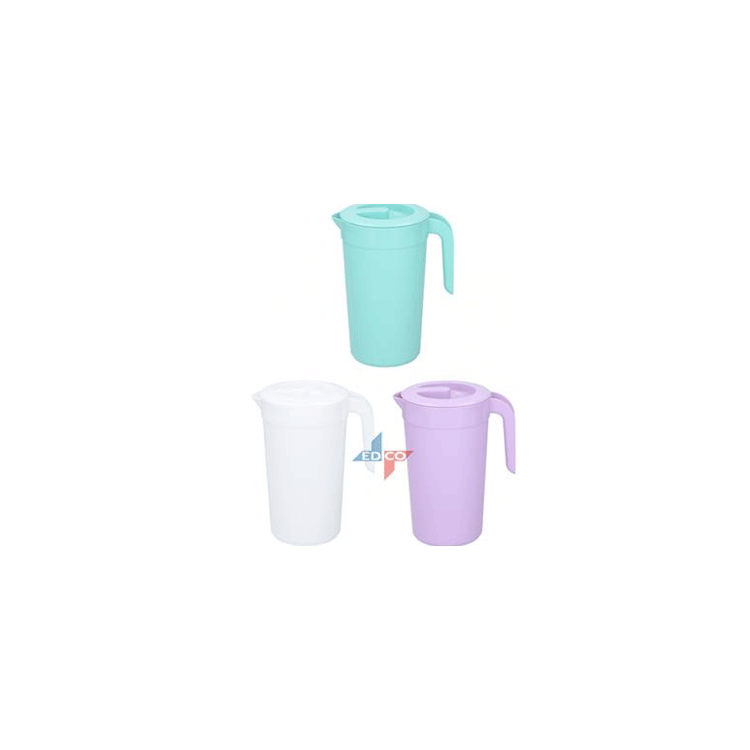 JUG & LID 1,8LTR 3ASS CLR PP
