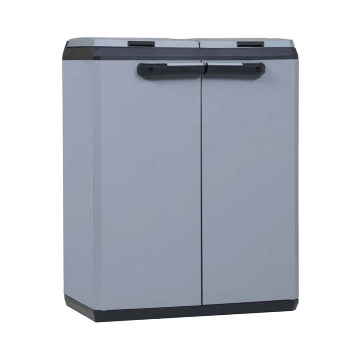 SPLIT RECYCLING SYSTEM KETER BLACK/BEIGE