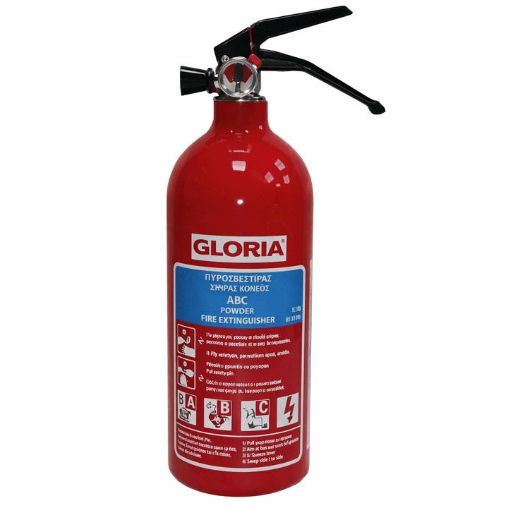 FIRE EXTINGUISHER POWDER 2KG ANAF EN3