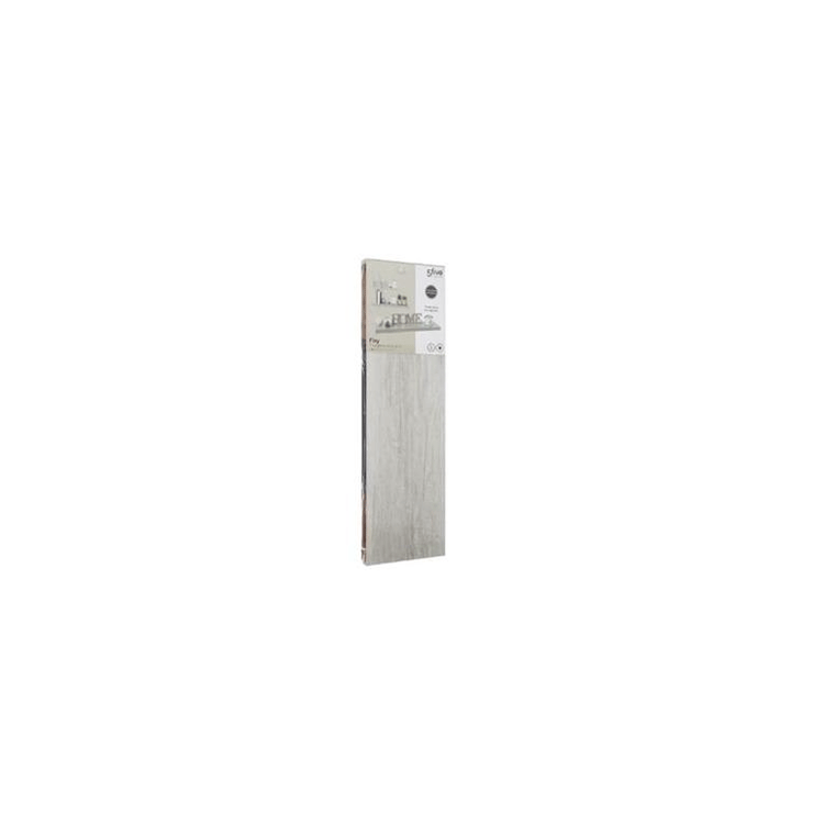 WALL SHELF OAK 80CM GREY