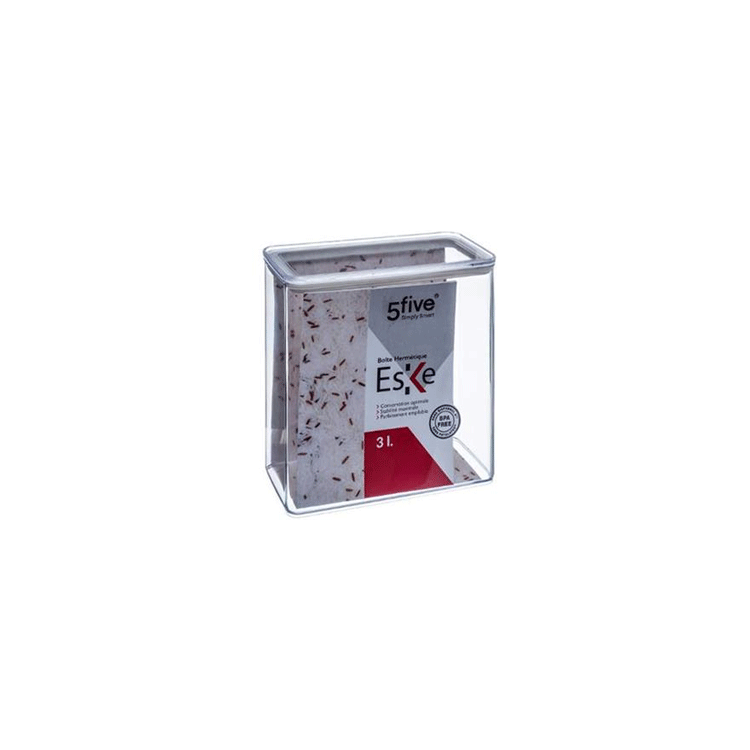 RECTANGULAR PS AIR SEALED BOX 3000ML