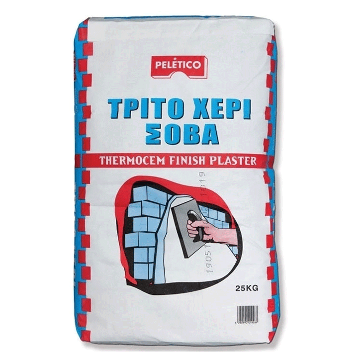 THERMOCEM FINISH PLASTER PELETICO 25KG