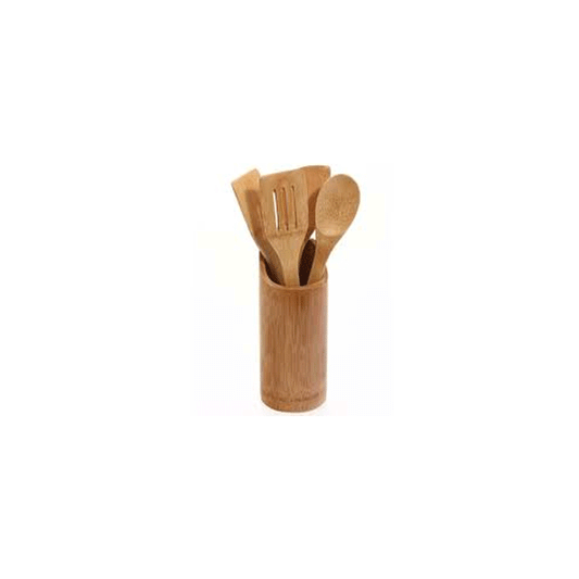 BAMBOO KITCHEN HOLDER+4TOOLS