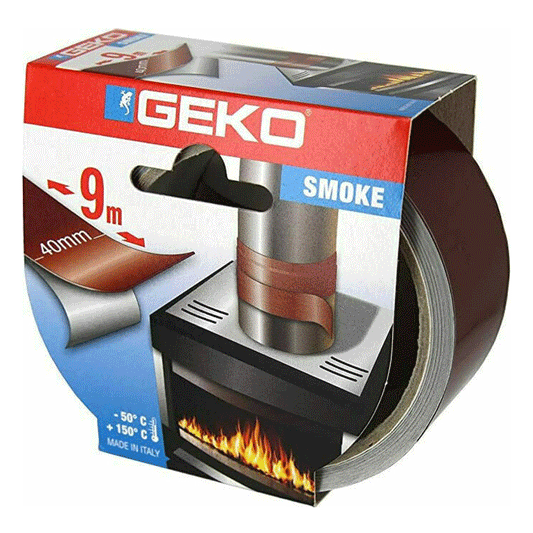 GEKO SMOKE BROWN ALUMINIUM TAPE 40MMX9M