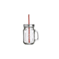 LEMONADE MASON JAR + STRAW 45CL
