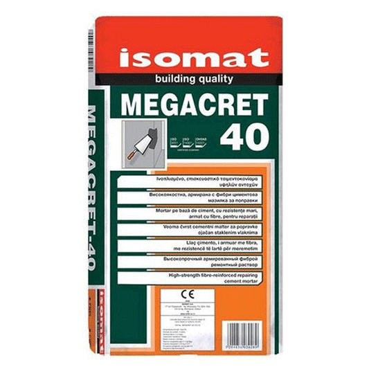 MEGACRET- 40 GREY 25KG ISOMAT