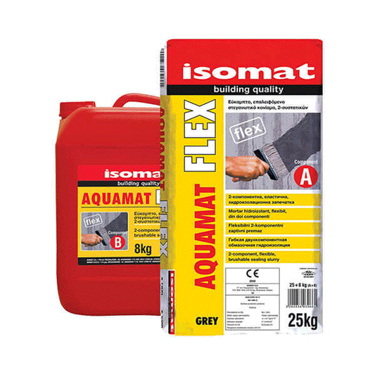 AQUAMAT-FLEX GREY 25KG ISOMAT